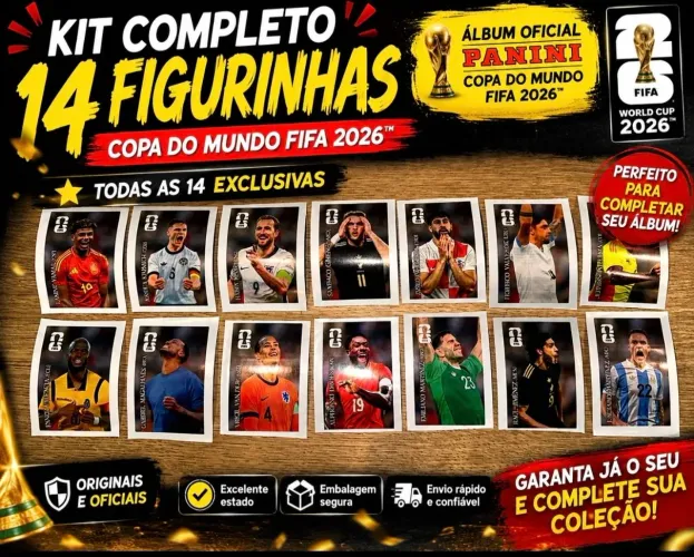 Figurinha da copa 2026