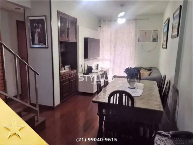 Cobertura Duplex Espaçosa com Terraço e Churrasqueira no Cachambi! M21B