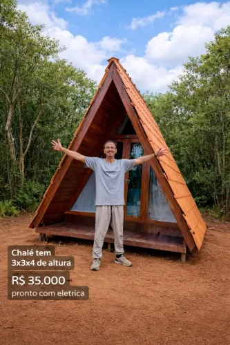 Construção de chalé sob medida 