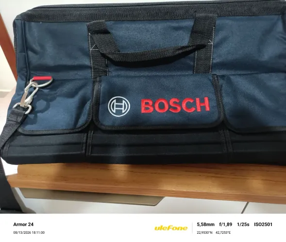 BOLSA BOSCH NOVA GRANDE PORTA FERRAMENTAS ZERO SEM USO NA EMBALAGEM
