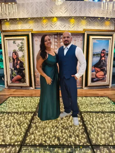 Vestido longo de festa