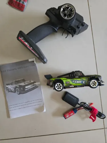 Mini Automodelo Elétrico 1:28 Short Truck 4WD (Kit RTR Completo)