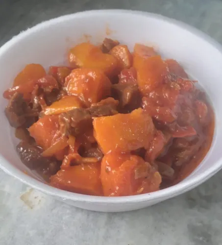 Carne-seca com Abóbora