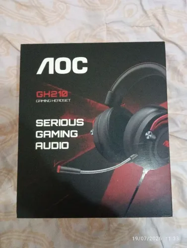Headset Gamer AOC GH210 - Novo, Nunca Usado (Na Caixa)