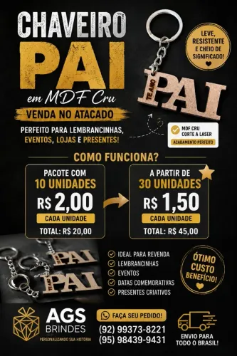 Chaveiro no Atacado - PAI