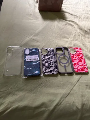 Capinhas iphone 16/17, 5 capinhas pouco usadas