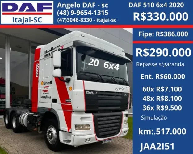 DAF 510 6x4 2020