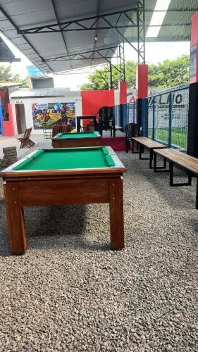 MESA DE BILHAR MADEIRA DE LEI TODA EM ANGELIM COMPLETO