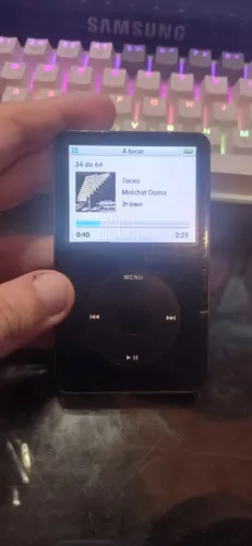 Pod Video 5ª Geração 30GB Funcional + Cabo (Bateria OK)