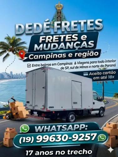 PEQUENAS MUDANÇAS E FRETES RÁPIDO