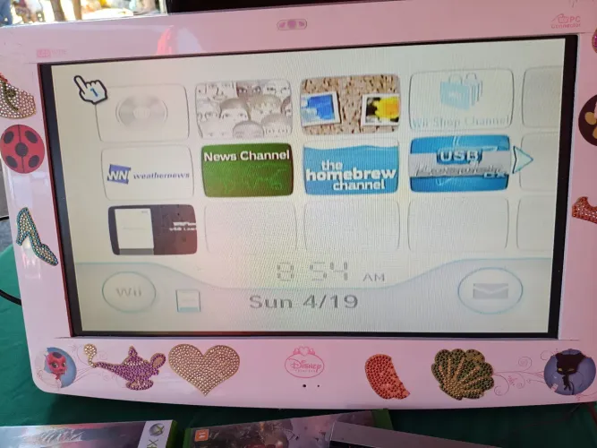 TV da Disney princesas funcionando 