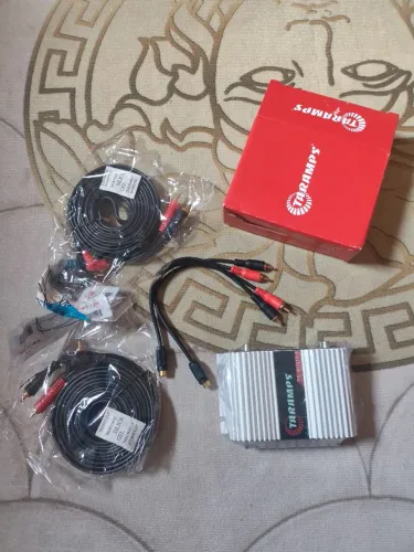 Rádio pionner e amplificador Taramps 400