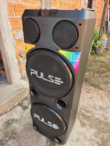 Caixa de Som Pulse Super Torre Double SP508 2300W RMS