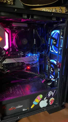 TROCO - Pc Gamer - Ryzen 5 - Placa mãe Steel legend b550