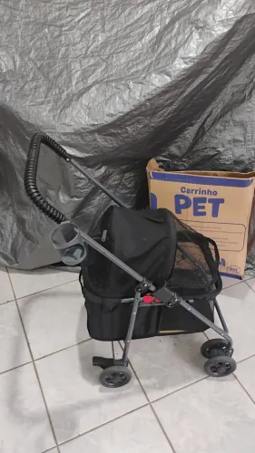 Carrinho de Passeio Pet para Cães e Gatos