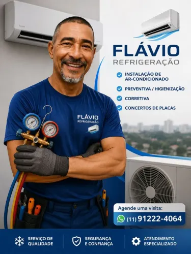 Instalação e Higienização de Ar Condicionado