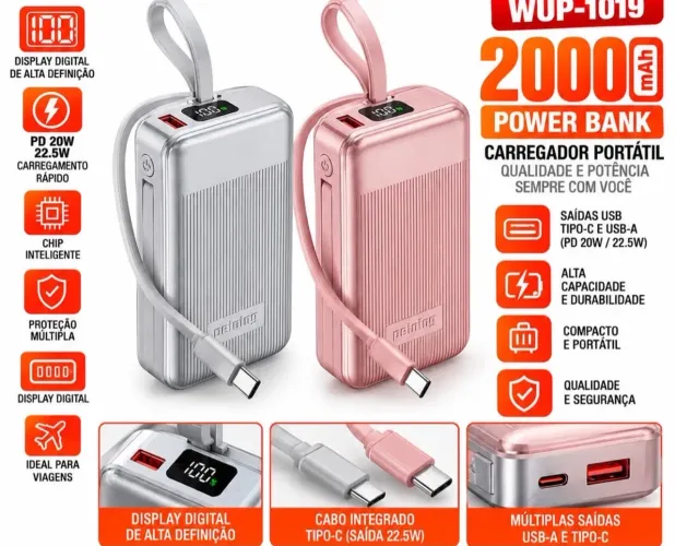 Carregador portátil 20000