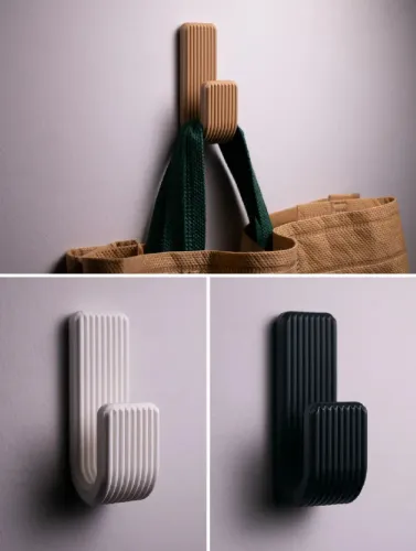 Suporte para Toalhas de Banho - Kit com 3 unidades