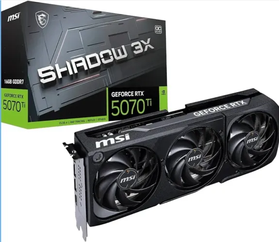 RTX 5070 TI 16 GB 3X MSI