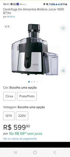 DESAPEGO! Centrífuga de sucos!