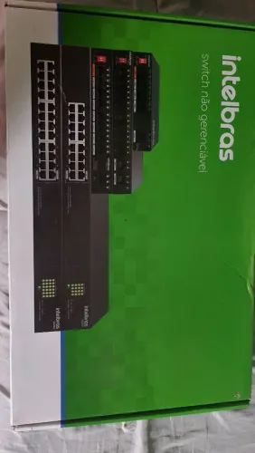 Vendo switch não gerenciável da Intelbras