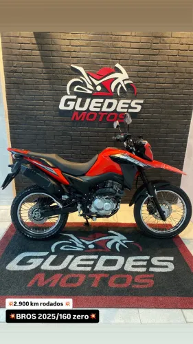 HONDA BROS 2025/160 ZERO ÚNICO DONO (VENDO TROCO FINANCIO)