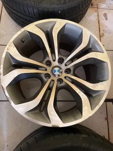 Roda Original Bmw X5/X6 Aro 20 E70/E71 Dianteira/Traseira Prateado
