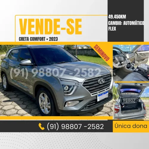 Hyundai Creta Comfort 1.0 TB 12V Flex AUT 2023