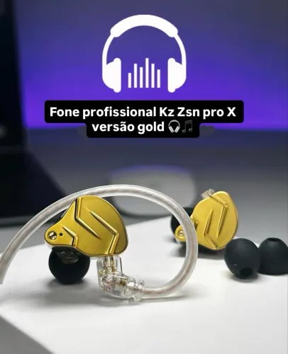 Fone KZ ZSN Pro X Original In Ear Hi-Fi Graves Fortes