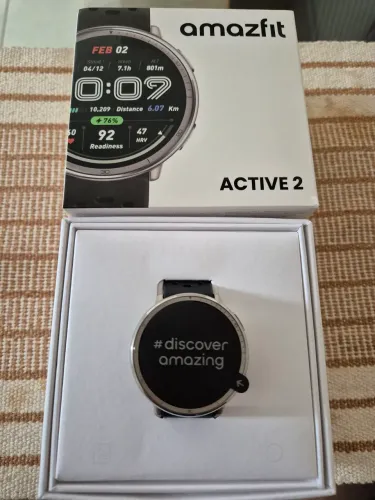 Smartwatch Amazfit Active 2 Round - Novo