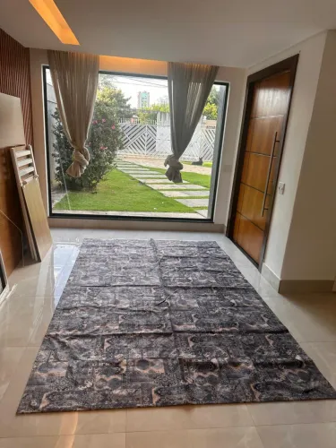Tapete moderno estampa padrao geometrico