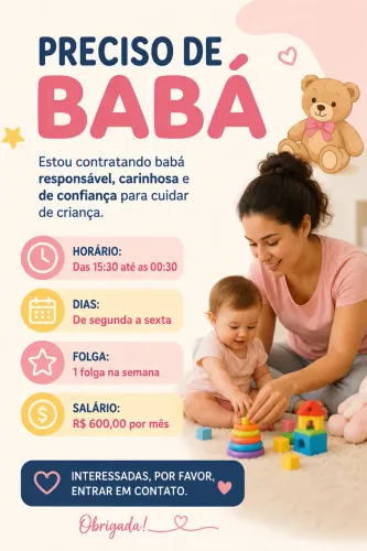 Preciso de uma babá ? 