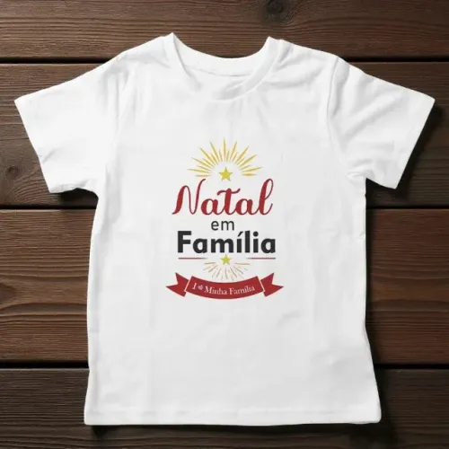 Camiseta Natal Personalizada