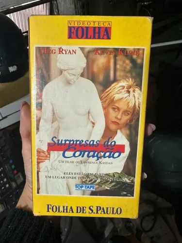 fita VHS do filme Surpresas do Coração (da coleção Videoteca