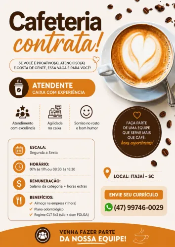 CAFETERIA EM ITAJAI