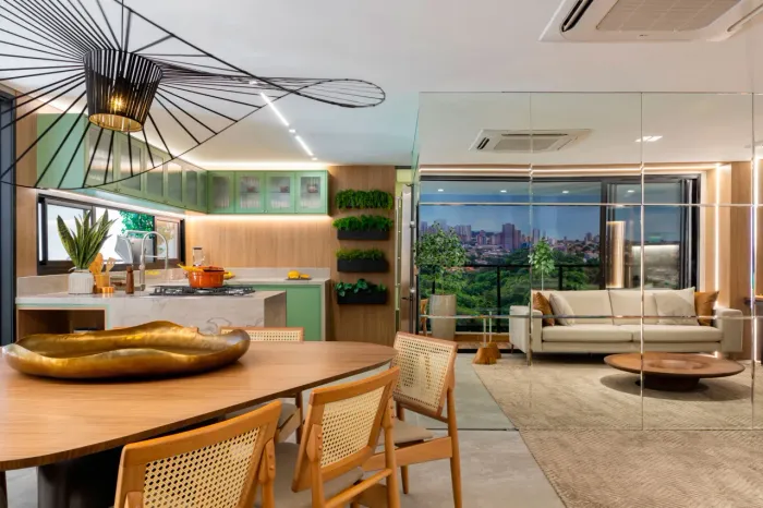 Apartamento com 190m2, 3 quartos, Vista Livre p/ Pq Areiao no Setor Marista - Goiânia - GO
