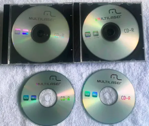 CD Virgem e Estojo Fundo Preto