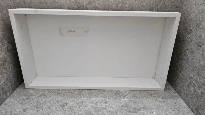 Nicho em quartzo branco