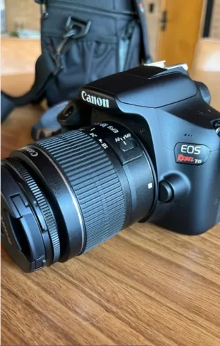 câmera fotográfica canon eos rebel t6