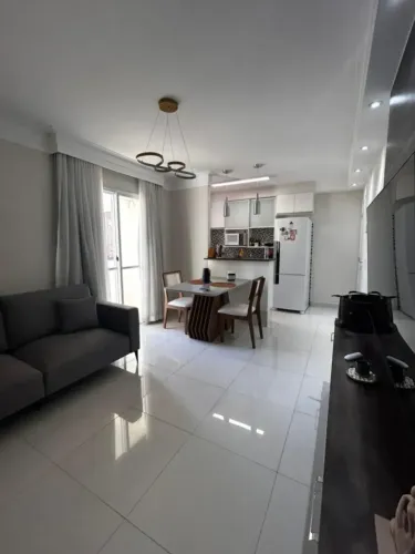 Apartamento mobiliado para locação no Condomínio Fatto Mansões