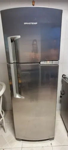 Vendo Geladeira Brastemp Frost Free Duplex Inox 375L - Funcionando Perfeitamente!