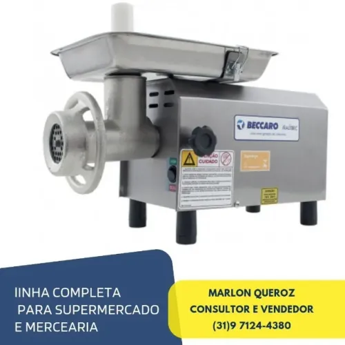 Moedor de Carne Boca 08 Beccaro Novo