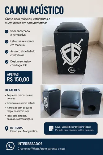 Cajon - Instrumento de percussão