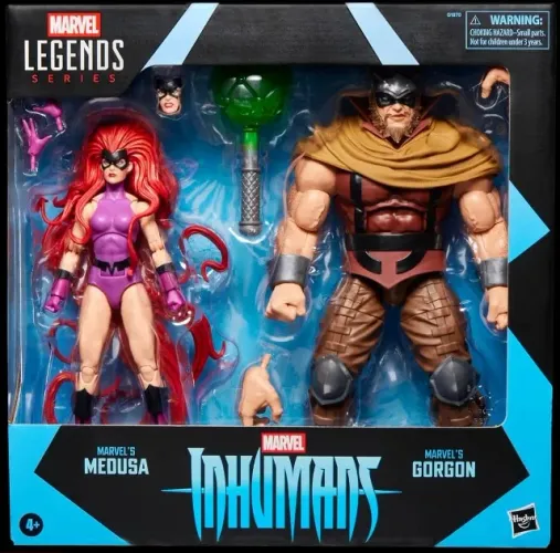 MARVEL LEGENDS MEDUSA E GORGON - INHUMANOS