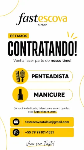 Vaga salão de beleza