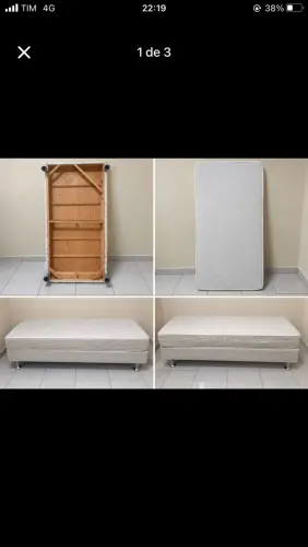 Cama box solteirao nova