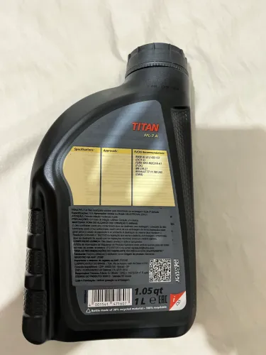 Óleo transmissão TITAN FFL-7 A dupla embreagem