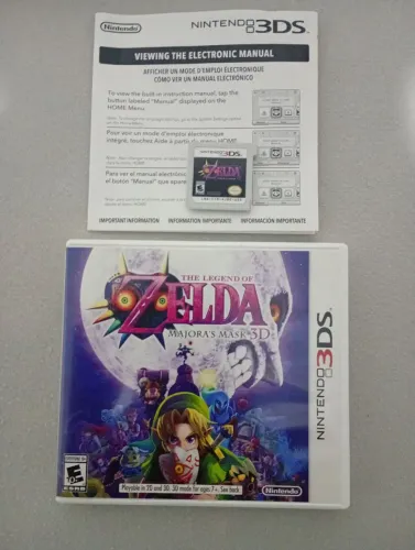 Zelda majoras mask Nintendo 3ds americano 