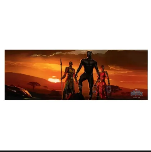 Pantera Negra - Poster Wakanda - Omelete Box 2018