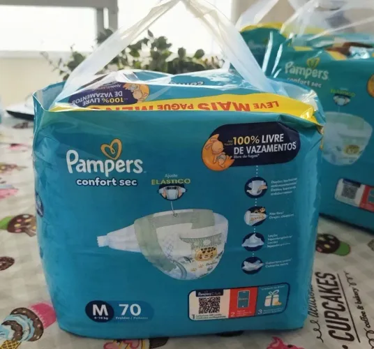 DESAPEGO DE FRALDAS PAMPERS CONFORT SEC (Novas/Lacradas) >